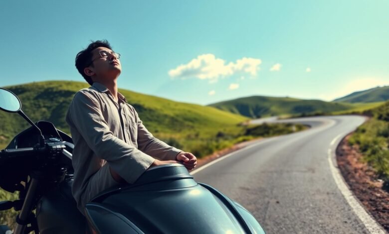 meditasi perjalanan di motor gak perlu duduk bersila